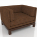 3d model INDIA SONG armchair - preview