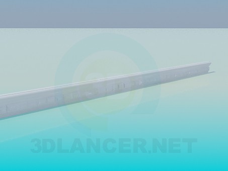 modelo 3D Baguette de yeso - escuchar modelo 3D Baguette de yeso - escuchar