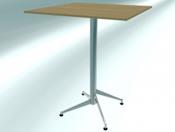 Folding bar table SELTZ big high (90X90 H110 laid out)