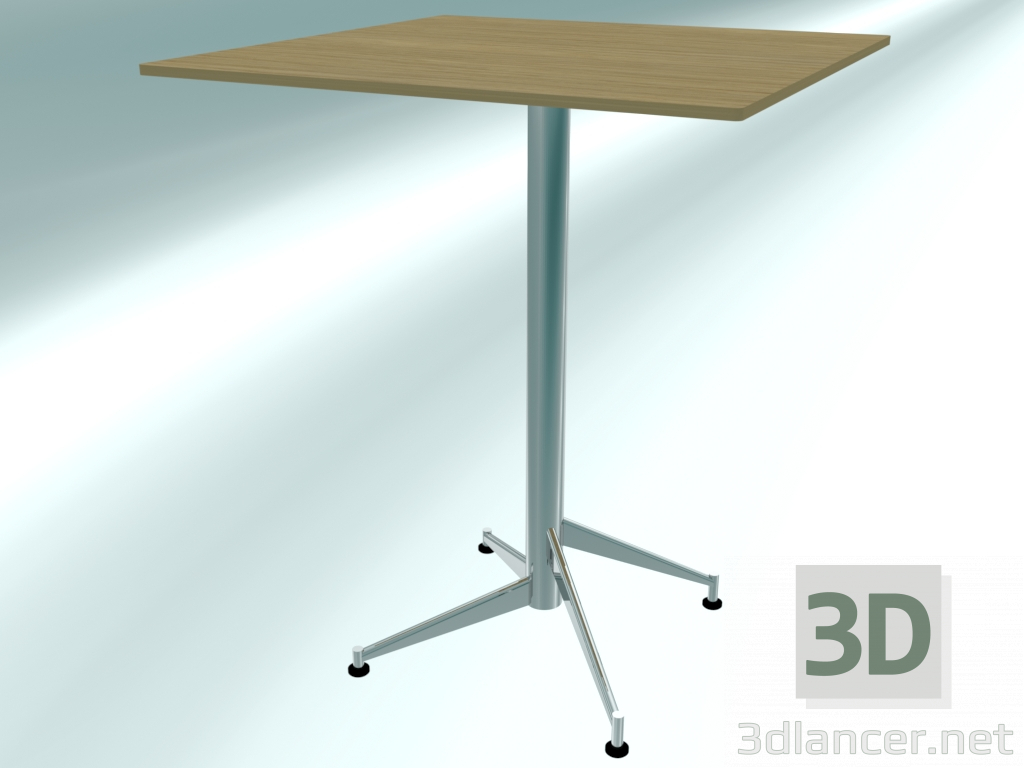 3D modeli Katlanır masa sehpa SELTZ büyük yüksek (90X90 H110 ortaya koydu) - önizleme