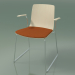 3D Modell Stuhl 3984 (auf einem Schlitten, mit einem Kissen auf dem Sitz, mit Armlehnen, weiße Birke) - Vorschau
