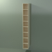 3d model Wall tall cabinet (8DUAFD01, Bone C39, L 24, P 36, H 192 cm) - preview