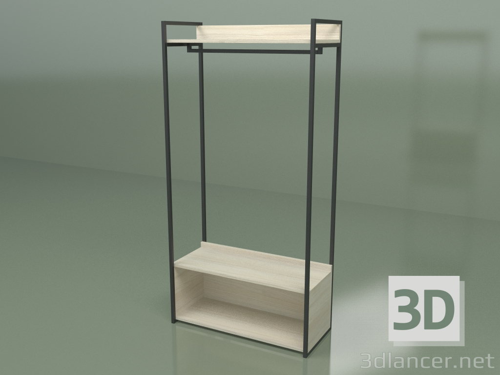 3d model Rail for clothes B2 - preview