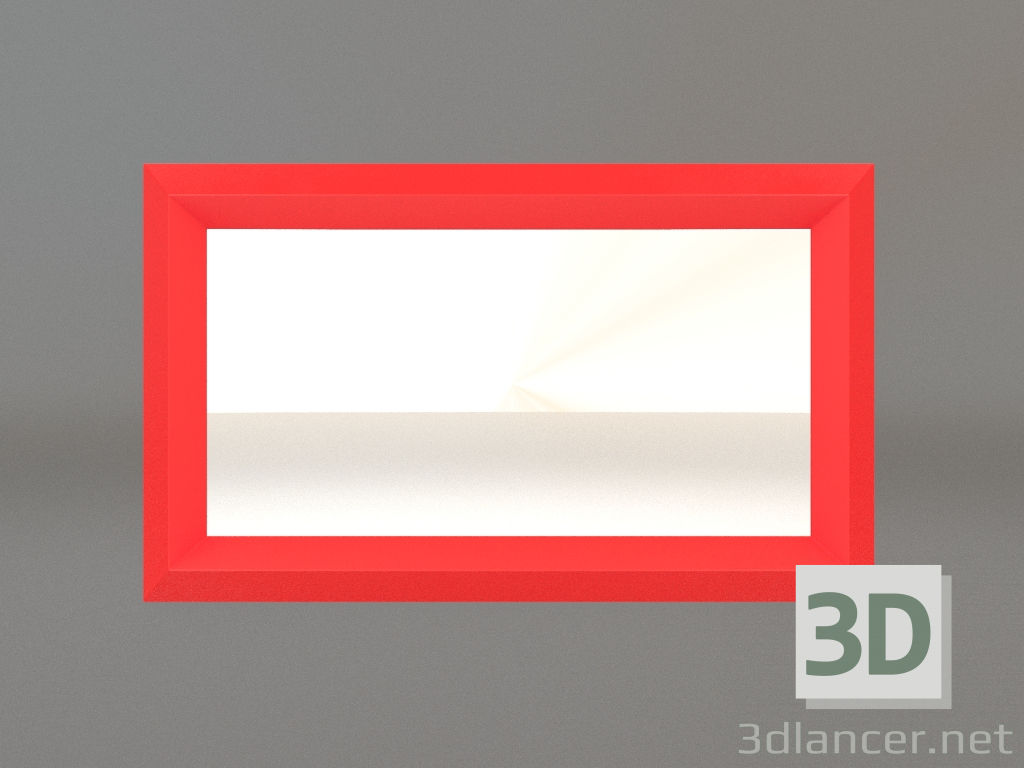 modello 3D Specchio ZL 06 (750х450, arancio luminoso) - anteprima