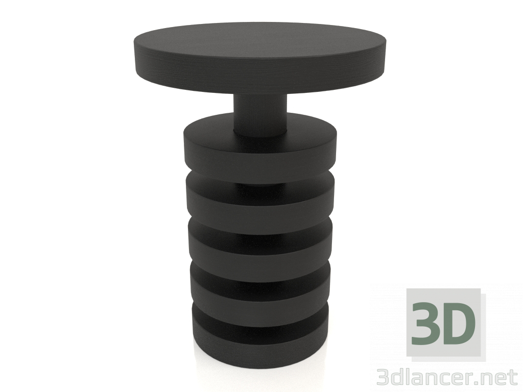 modello 3D Tavolino JT 04 (P=400x550, legno nero) - anteprima