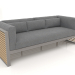 3D Modell 3-Sitzer-Sofa (Quarzgrau) - Vorschau