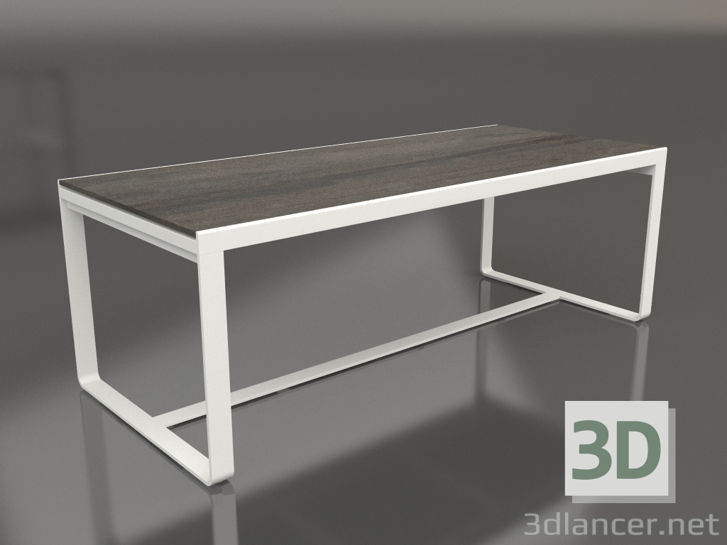 modello 3D Tavolo da pranzo 210 (DEKTON Radio, Grigio agata) - anteprima
