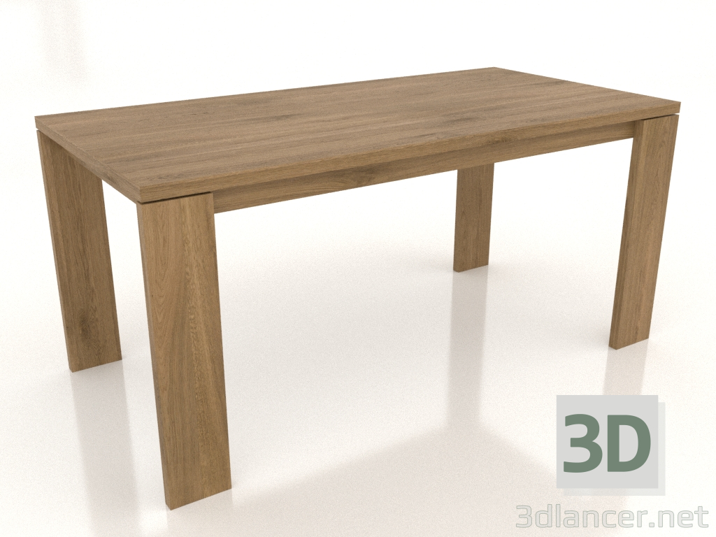 3d model Dining table BLANK 1600x800x750 mm (natural oak) - preview