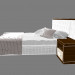 3d Кровать Glamour модель купить - ракурс
