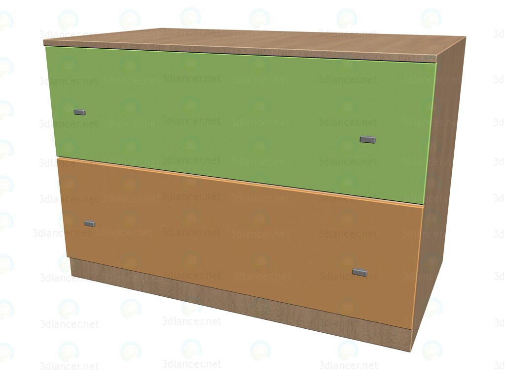 3D Modell Schrank 26T132 4 - Vorschau