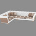 3d model sofa corner - preview
