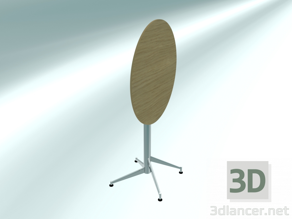 modèle 3D Table pliante SELTZ grande hauteur (Ø90 H110 pliée) - preview
