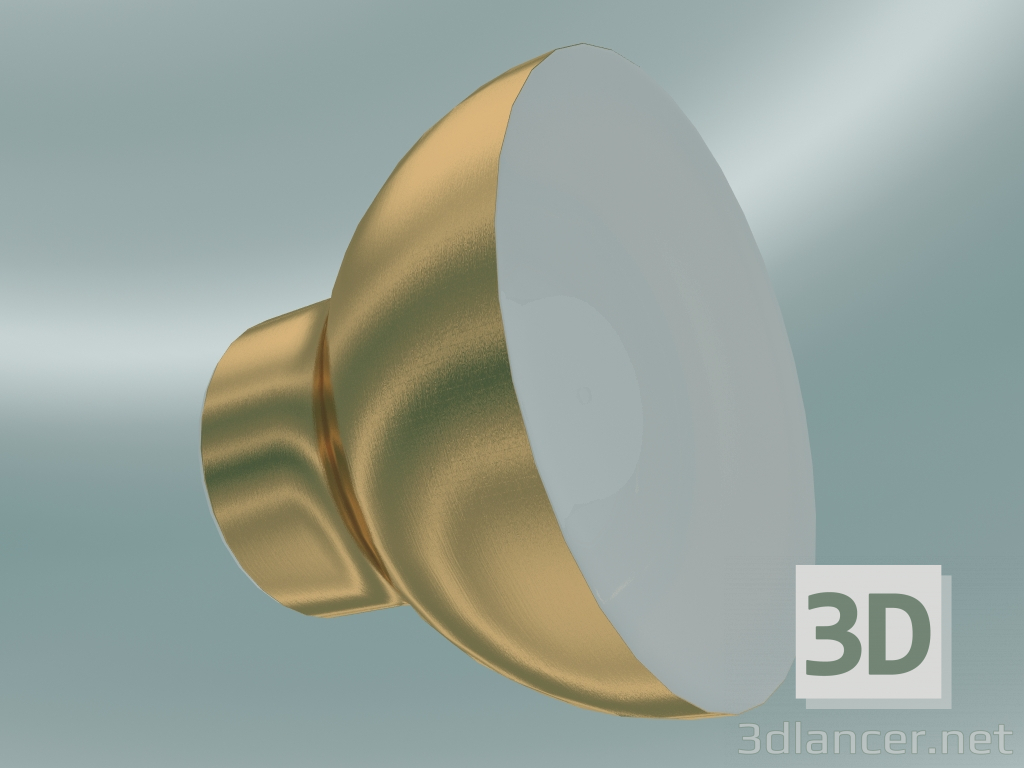 3D Modell Passepartout Wandleuchte (JH11, Ø20cm, H 15,5cm, Gold) - Vorschau