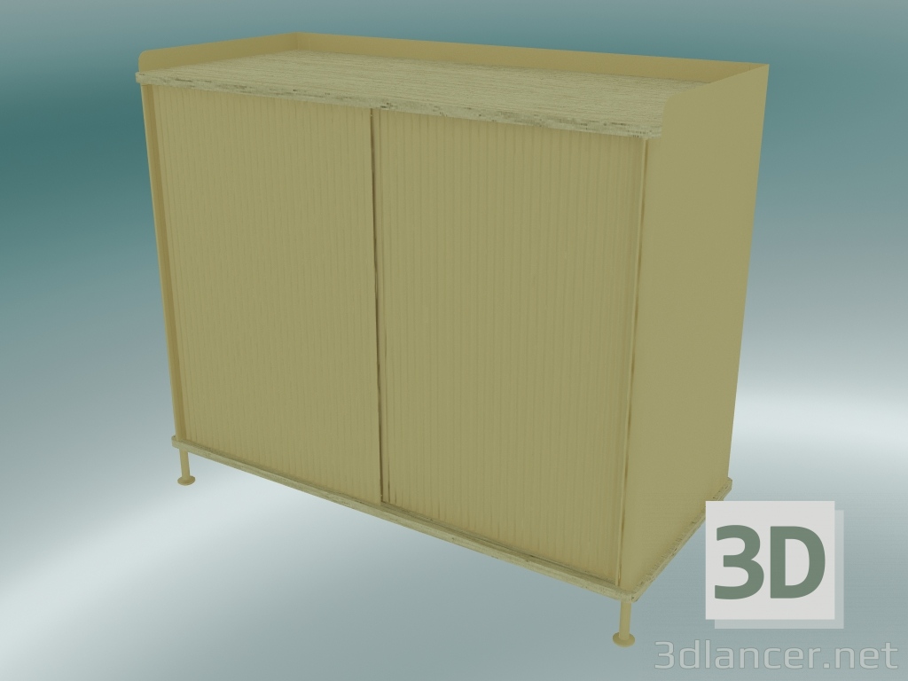 3D modeli Büfe Enfoldu (Uzun, Kum Sarısı) - önizleme
