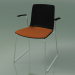 3D Modell Stuhl 3984 (auf einem Schlitten, mit einem Kissen auf dem Sitz, mit Armlehnen, schwarze Birke) - Vorschau