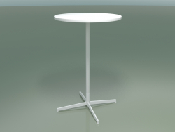 Runder Tisch 5522, 5542 (H 105 - Ø 69 cm, Weiß, V12)