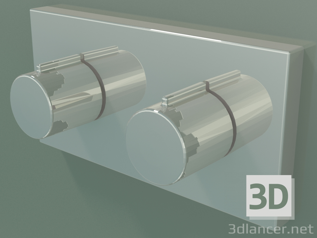 modèle 3D Mitigeur d'eau thermostatique avec régulateur de débit (36325980-08) - preview