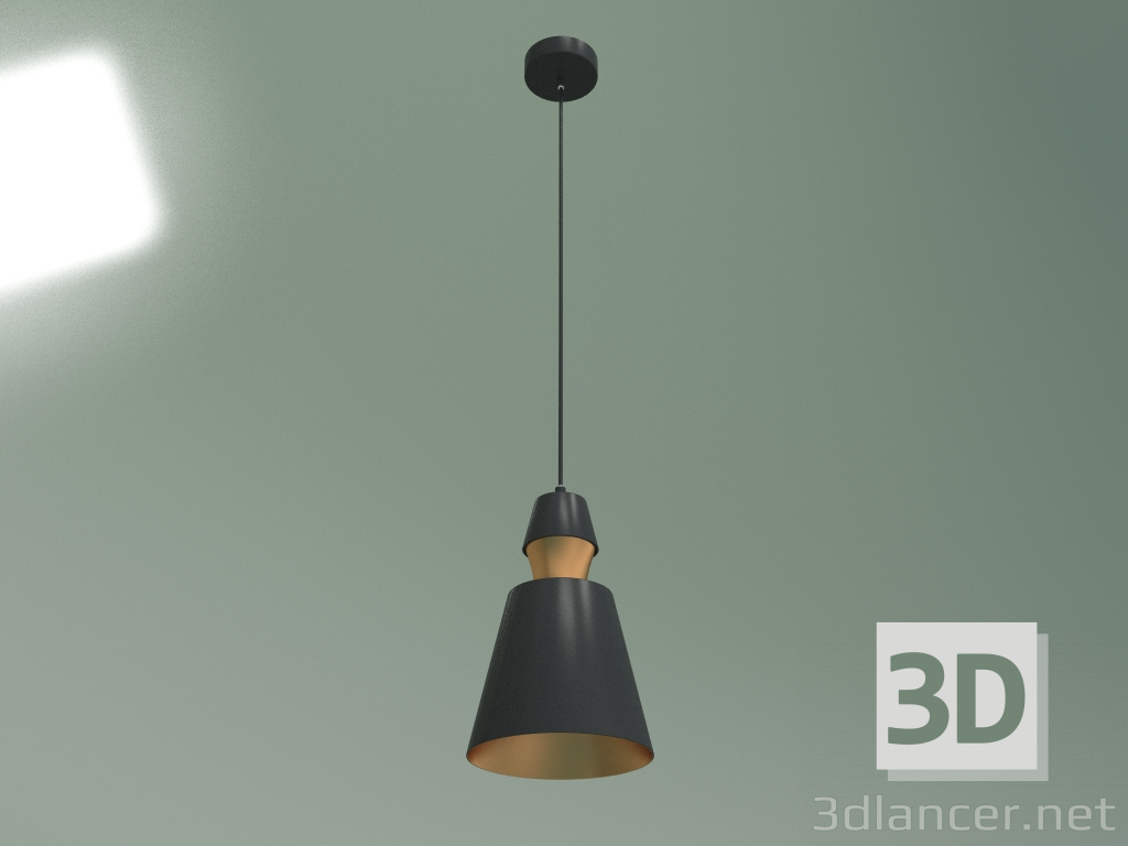 3d model Lámpara colgante 50172-1 (negro) - vista previa