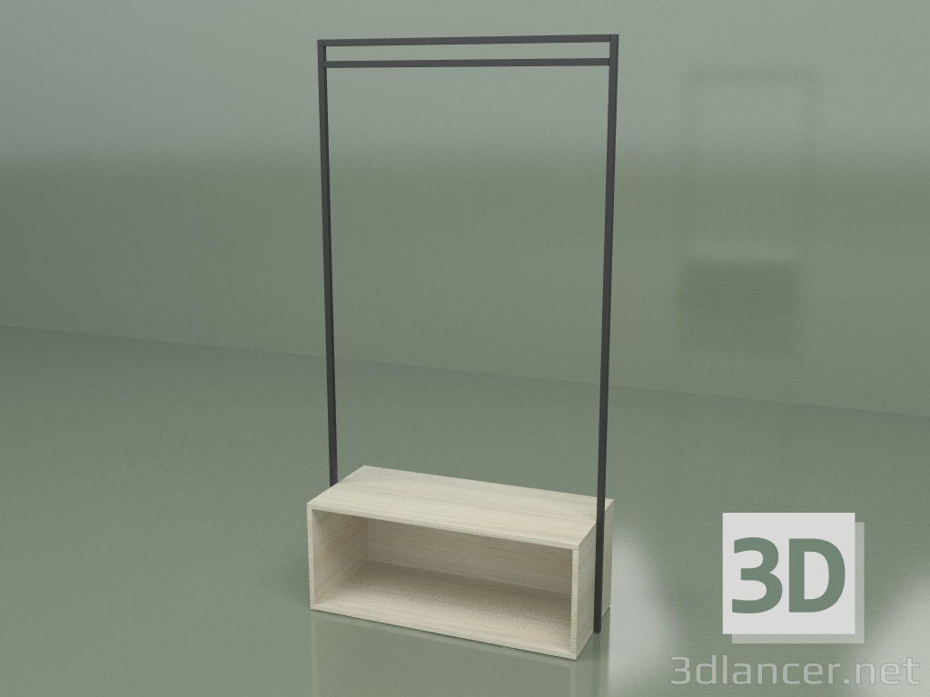 3d model Rail for clothes B1 - preview