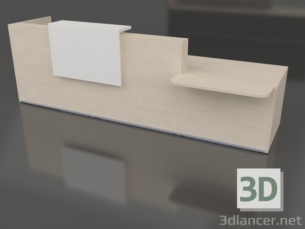 modèle 3D Bureau de réception Tera TRA40P (3456x1120) - preview
