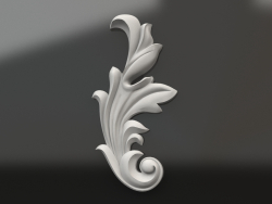 Decorative plaster element DE 006 A (130x62)