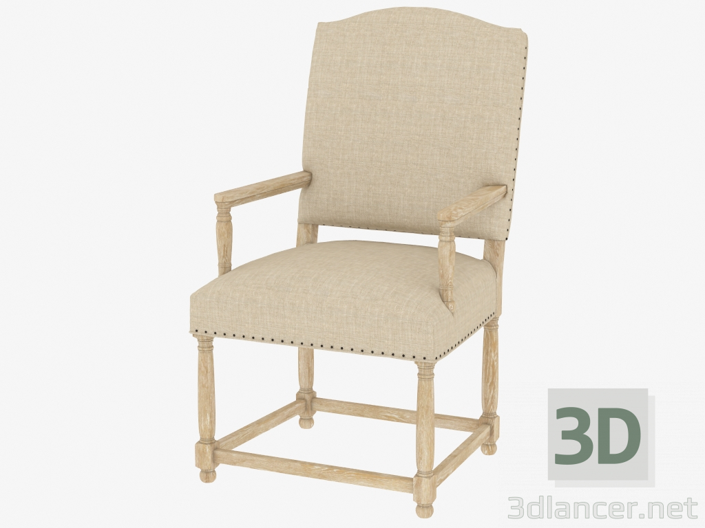 3 डी मॉडल armrests एडवर्ड हाथ कुर्सी के साथ एक भोजन कुर्सी (8826.0018.A015.A) - पूर्वावलोकन