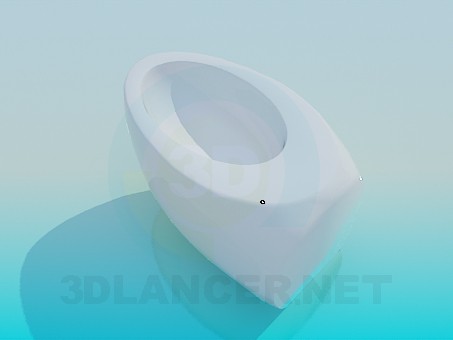 3d model bidet - preview 3d model bidet - preview