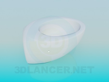 3d model bidet - preview 3d model bidet - preview