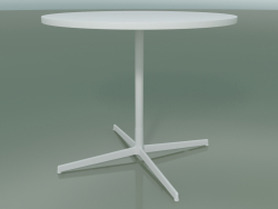 Runder Tisch 5515, 5535 (H 74 - Ø 89 cm, Weiß, V12)
