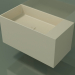 3D modeli Duvara monte lavabo (02UN42102, Bone C39, L 72, P 36, H 36 cm) - önizleme