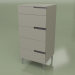 3d model Chest of drawers GL 340 (gray) - preview