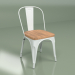 3d model Chair Marais Wood (white, light brown) - preview
