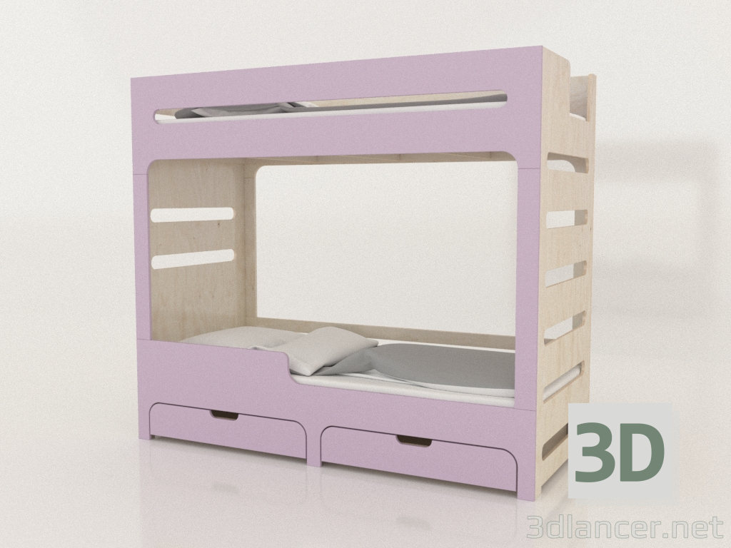 modèle 3D Lit superposé MODE HL (URDHL2) - preview