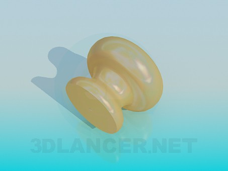 3d модель Ручка для мебели – превью 3d модель Ручка для мебели – превью