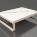 3d model Coffee table 120 (DEKTON Aura, Sand) - preview