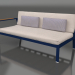 Modelo 3d Módulo de sofá, seção 1 esquerda (azul noturno) - preview