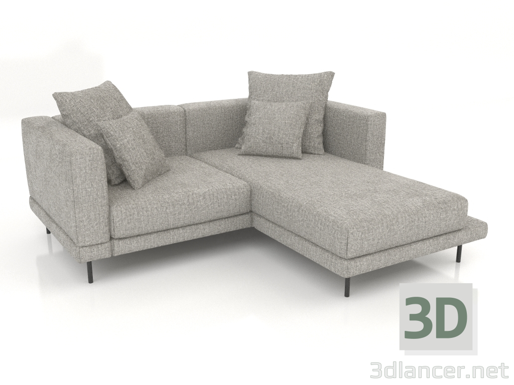 modello 3D Divano Carol 1960 x 1800 (Zeus 4) - anteprima