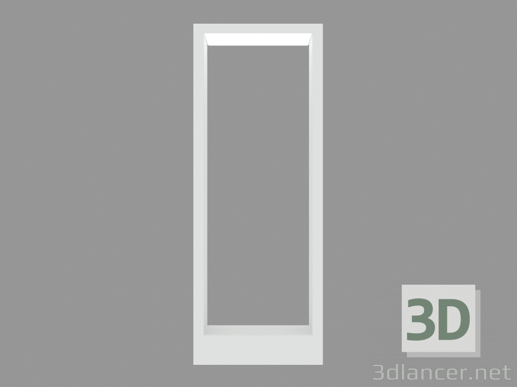 3D modeli Kolon lambası SOĞUTMA KARE UZUN (S7290W) - önizleme