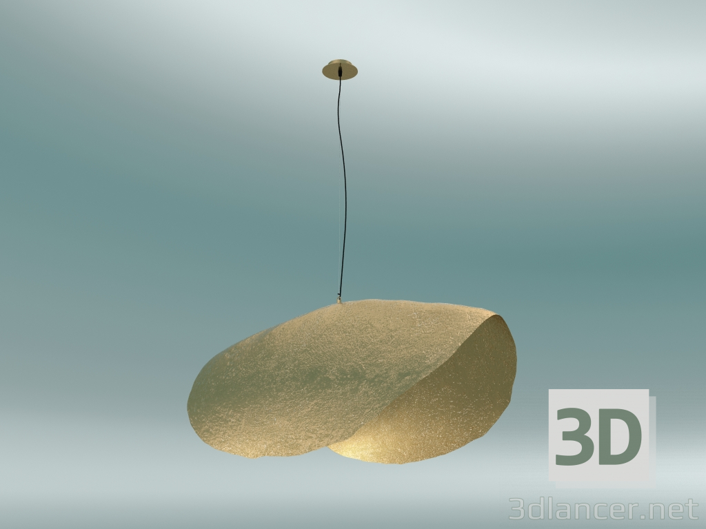 3d model Pendant lamp (Brass 96) - preview