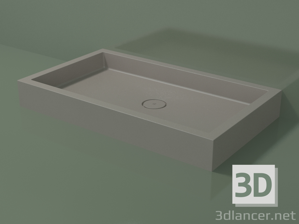 modèle 3D Receveur de douche Alto (30UA0111, Clay C37, 120x70 cm) - preview