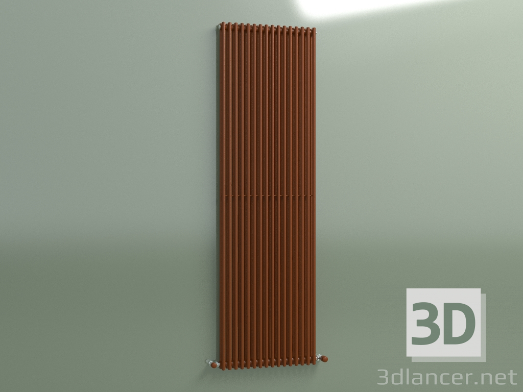 3d model Radiador vertical ARPA 2 (1820 16EL, óxido marrón) - vista previa