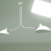 3d model Ceiling lamp Spider 2 lamps (white) - preview