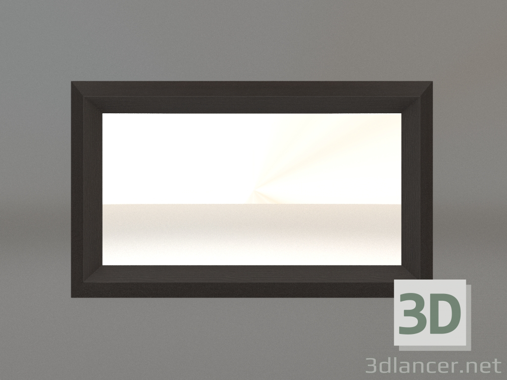 modello 3D Specchio ZL 06 (750x450, legno marrone scuro) - anteprima