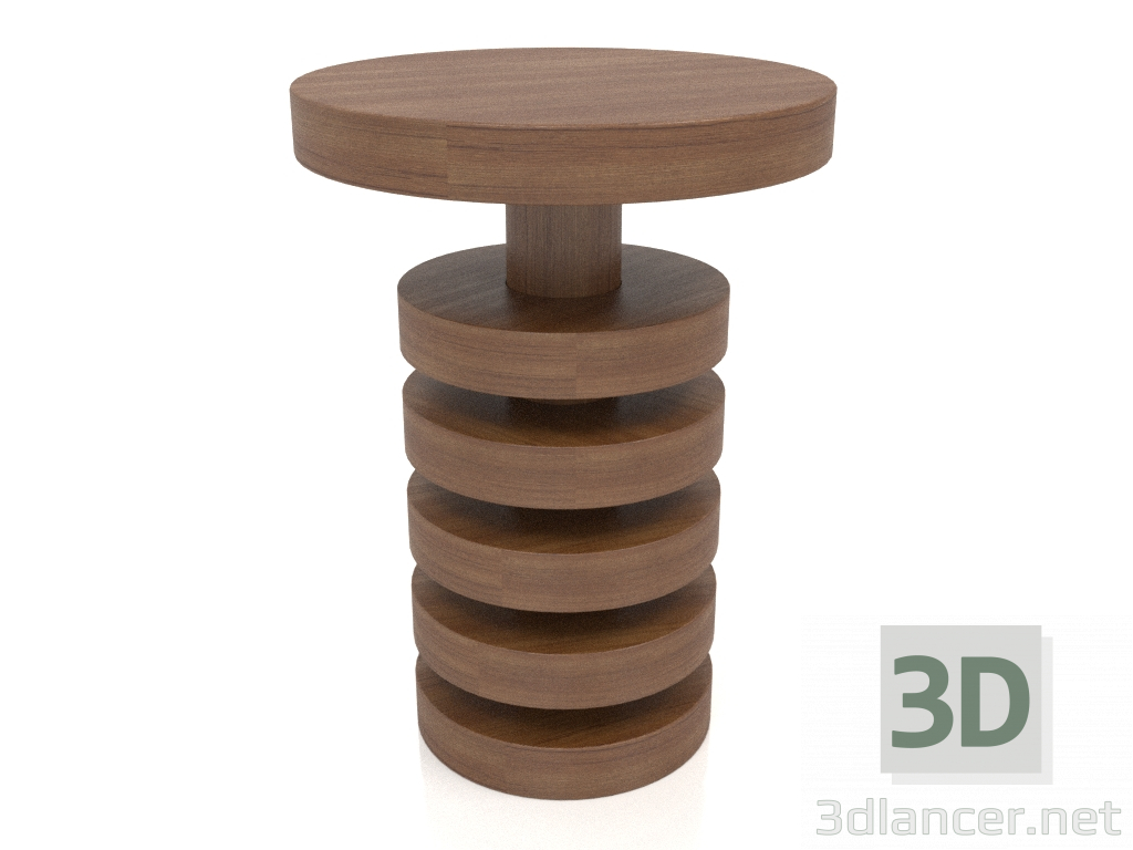 modèle 3D Table basse JT 04 (D=400x550, bois brun clair) - preview