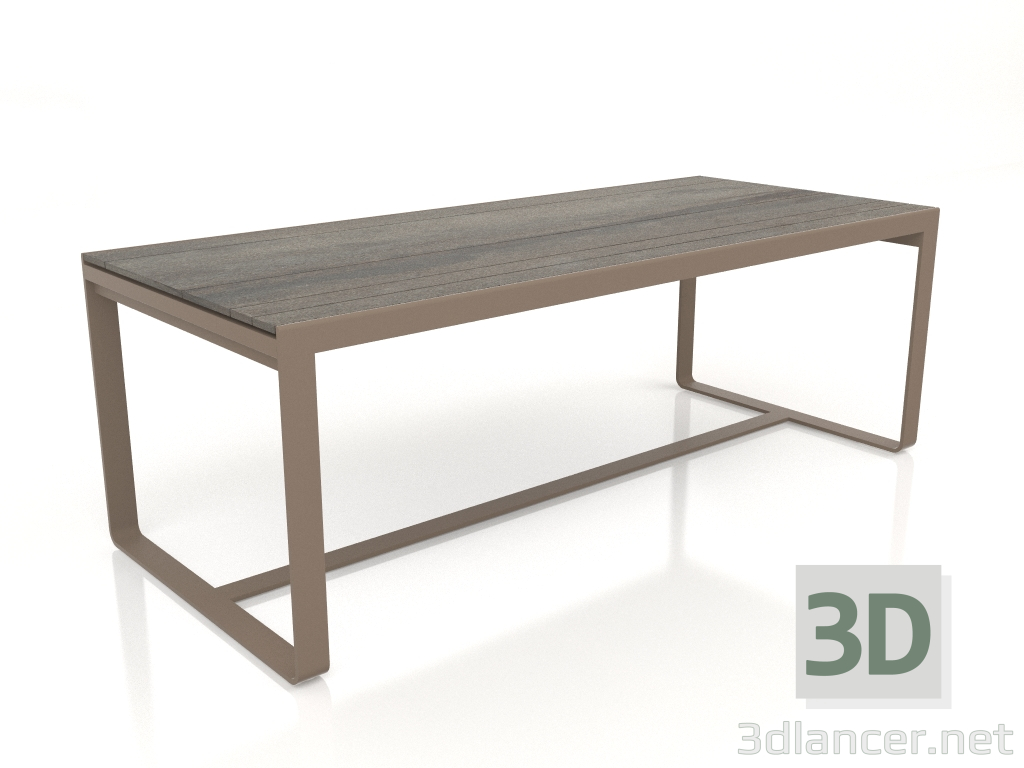 3D modeli Yemek masası 210 (DEKTON Radium, Bronz) - önizleme