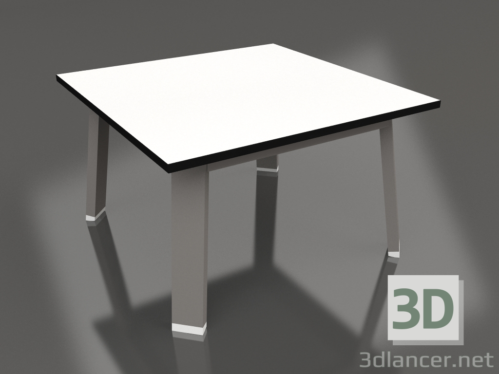 Modelo 3d Mesa lateral quadrada (quartzo cinza, fenólico) - preview