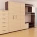 3d model The wall-unit for the living room - preview