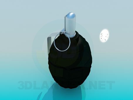 3d model grenade - preview 3d model grenade - preview