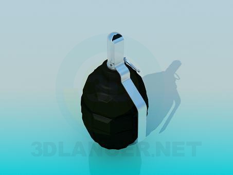 3d model grenade - preview 3d model grenade - preview