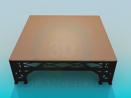 modelo 3D Mesa de centro - escuchar modelo 3D Mesa de centro - escuchar